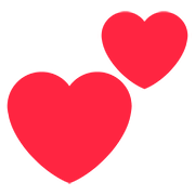 💕 Emoji Dois Corações na Twitter Twemoji 11.1.