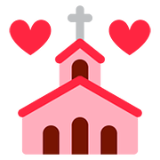 💒 Emoji Iglesia Celebrando Boda en Twitter Twemoji 11.1.