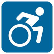 Émoji ♿ Symbole Accès Handicapés sur Twitter Twemoji 11.1.