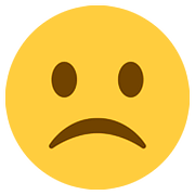 Emoji ☹️ Faccina Imbronciata su Twitter Twemoji 11.1.