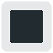 Emoji 🔳 Tasto Quadrato Nero Con Bordo Bianco su Twitter Twemoji 11.1.