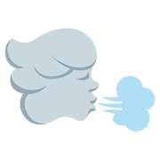 🌬️ Emoji Wind Twitter Twemoji 11.1.