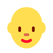 👩‍🦲 Emoji Mujer: Sin Pelo en Twitter Twemoji 11.1.