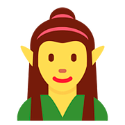 🧝‍♀️ Emoji Elfa en Twitter Twemoji 11.1.