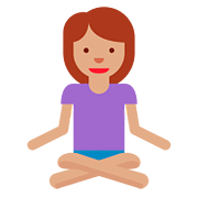 Emoji 🧘🏽‍♀️ Donna In Posizione Del Loto: Carnagione Olivastra su Twitter Twemoji 11.1.
