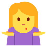 🤷‍♀️ Emoji Mujer Encogida De Hombros en Twitter Twemoji 11.1.