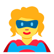 Emoji 🦸‍♀️ Supereroina su Twitter Twemoji 11.1.