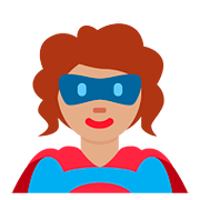 🦸🏽‍♀️ Emoji Superheroína: Tono De Piel Medio en Twitter Twemoji 11.1.