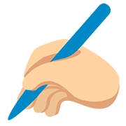 ✍🏼 Emoji Escrevendo à Mão: Pele Morena Clara na Twitter Twemoji 11.1.