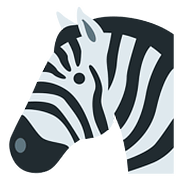 🦓 Emoji Zebra na Twitter Twemoji 11.1.