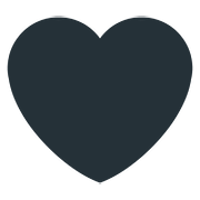 🖤 Emoji Corazón Negro en Twitter Twemoji 11.2.