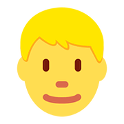 👱‍♂️ Emoji Homem: Cabelo Loiro na Twitter Twemoji 11.2.