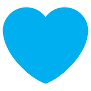 Émoji 💙 Cœur Bleu sur Twitter Twemoji 11.2.