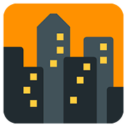 Emoji 🌆 Città Al Tramonto su Twitter Twemoji 11.2.