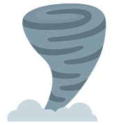 Emoji 🌪️ Tornado su Twitter Twemoji 11.2.
