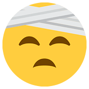 🤕 Emoji Gesicht mit Kopfverband Twitter Twemoji 11.2.