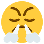 Emoji 😤 Faccina Che Sbuffa su Twitter Twemoji 11.2.