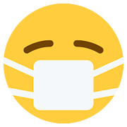 😷 Emoji Gesicht mit Atemschutzmaske Twitter Twemoji 11.2.
