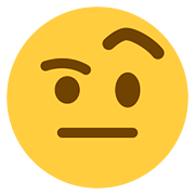 Emoji 🤨 Faccia Con Sopracciglia Alzate su Twitter Twemoji 11.2.