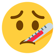 Emoji 🤒 Faccina Con Termometro su Twitter Twemoji 11.2.