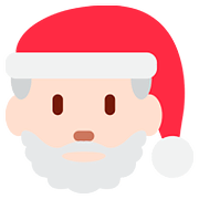 Émoji 🎅🏻 Père Noël : Peau Claire sur Twitter Twemoji 11.2.