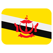 🇧🇳 Emoji Bandera: Brunéi en Twitter Twemoji 11.2.