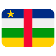 🇨🇫 Emoji Flagge: Zentralafrikanische Republik Twitter Twemoji 11.2.