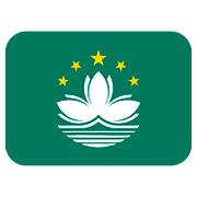 🇲🇴 Emoji Bandeira: Macau, RAE Da China na Twitter Twemoji 11.2.