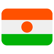 🇳🇪 Emoji Bandera: Níger en Twitter Twemoji 11.2.