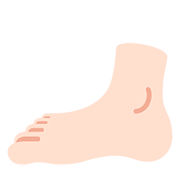 🦶🏻 Emoji Fuß: helle Hautfarbe Twitter Twemoji 11.2.
