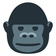 🦍 Emoji Gorila en Twitter Twemoji 11.2.