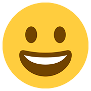 Emoji 😀 Faccina Con Un Gran Sorriso su Twitter Twemoji 11.2.