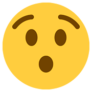 Emoji 😯 Faccina Sorpresa su Twitter Twemoji 11.2.