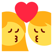 Emoji 👩‍❤️‍💋‍👨 Bacio Tra Coppia: Donna E Uomo su Twitter Twemoji 11.2.