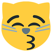 😽 Emoji Gato Besando en Twitter Twemoji 11.2.