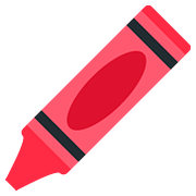 Émoji 🖍️ Crayon Pastel sur Twitter Twemoji 11.2.