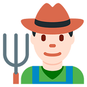 👨🏻‍🌾 Emoji Agricultor: Tono De Piel Claro en Twitter Twemoji 11.2.