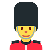 💂‍♂️ Emoji Guardia Hombre en Twitter Twemoji 11.2.