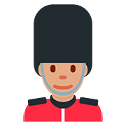 💂🏽‍♂️ Emoji Guarda Homem: Pele Morena na Twitter Twemoji 11.2.