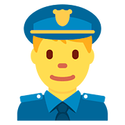 👮‍♂️ Emoji Agente De Policía Hombre en Twitter Twemoji 11.2.