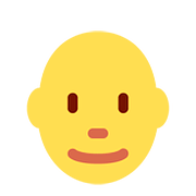 👨‍🦲 Emoji Hombre: Sin Pelo en Twitter Twemoji 11.2.