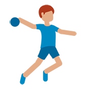 🤾🏽‍♂️ Emoji Handballspieler: mittlere Hautfarbe Twitter Twemoji 11.2.