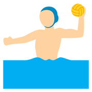 🤽🏼‍♂️ Emoji Homem Jogando Polo Aquático: Pele Morena Clara na Twitter Twemoji 11.2.