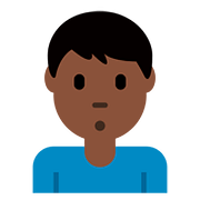 Emoji 🙎🏿‍♂️ Uomo Imbronciato: Carnagione Scura su Twitter Twemoji 11.2.