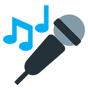 Emoji 🎤 Microfono su Twitter Twemoji 11.2.