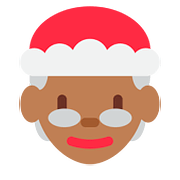 Émoji 🤶🏾 Mère Noël : Peau Mate sur Twitter Twemoji 11.2.