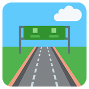 Emoji 🛣️ Autostrada su Twitter Twemoji 11.2.
