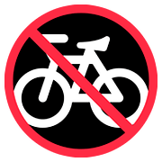 Emoji 🚳 Segnale Di Divieto Di Transito Delle Biciclette su Twitter Twemoji 11.2.