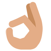 👌🏽 Emoji OK-Zeichen: mittlere Hautfarbe Twitter Twemoji 11.2.