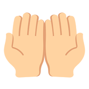 🤲🏼 Emoji Handflächen nach oben: mittelhelle Hautfarbe Twitter Twemoji 11.2.